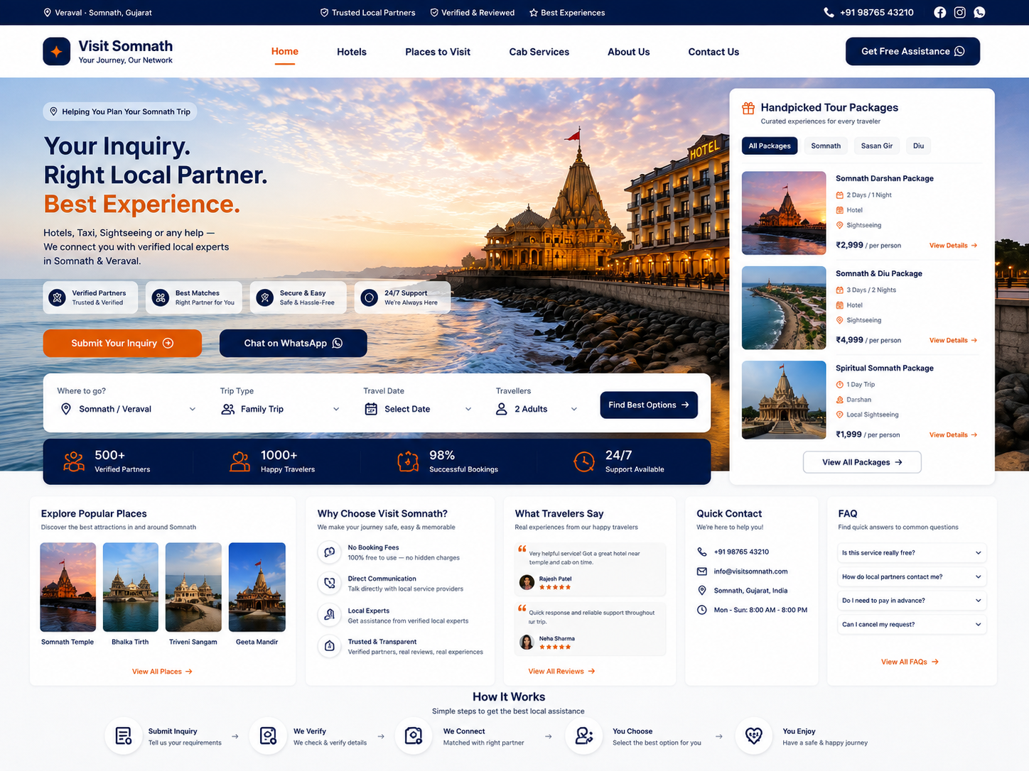 Visit-Somnath website project
